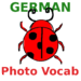 German Vocab Photo : Sight Words from Pictures